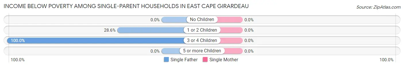 Income Below Poverty Among Single-Parent Households in East Cape Girardeau