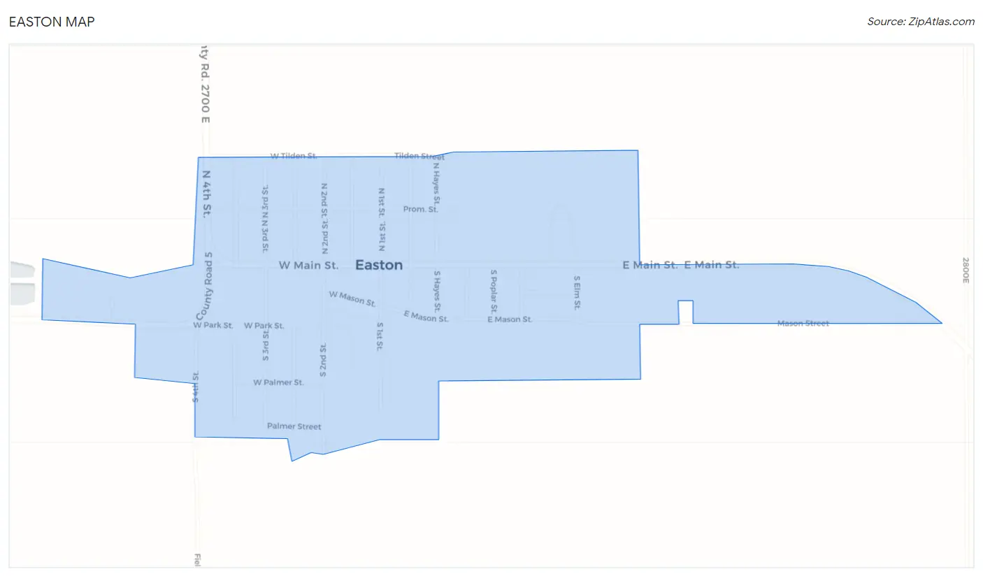 Easton Map