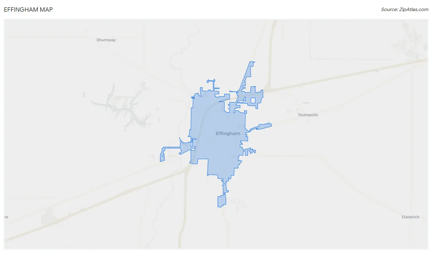 Effingham Map