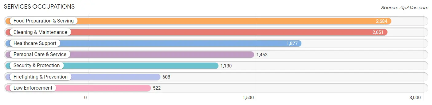 Services Occupations in Elgin