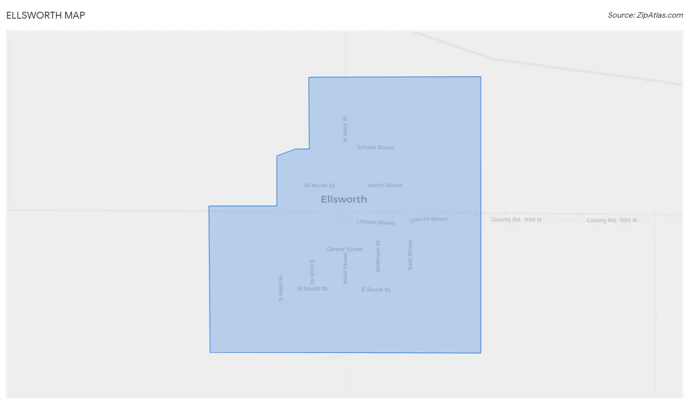 Ellsworth Map