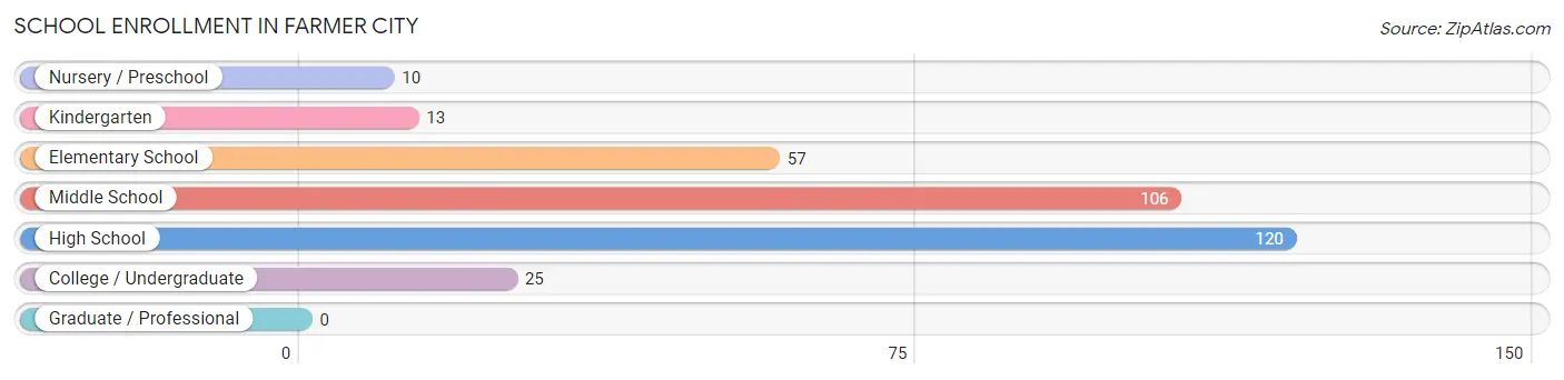 School Enrollment in Farmer City