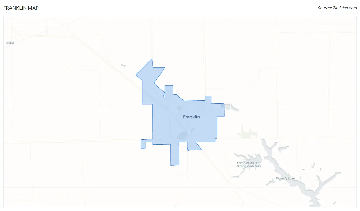 Franklin Map