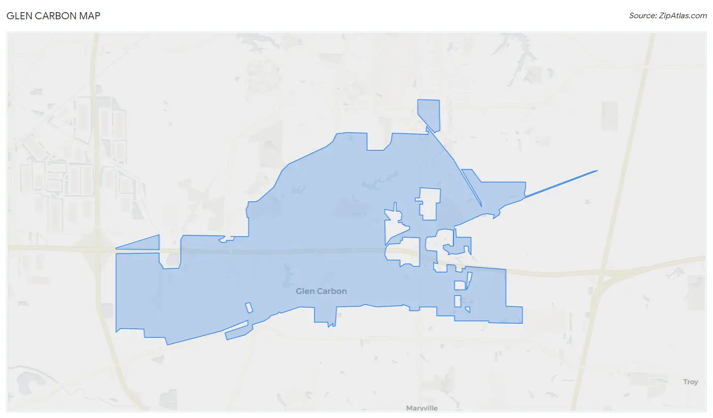 Glen Carbon Map