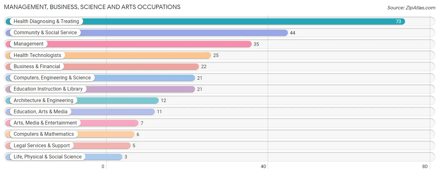 Management, Business, Science and Arts Occupations in Grandview