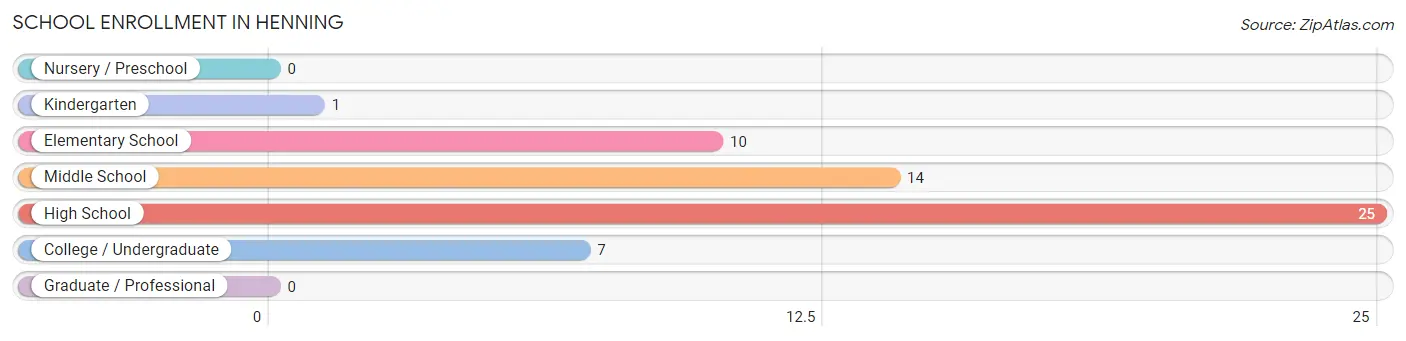 School Enrollment in Henning