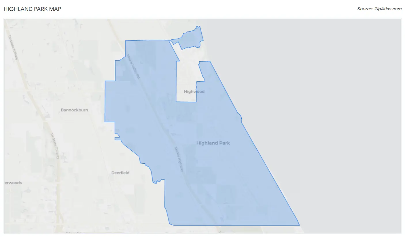 Highland Park Map