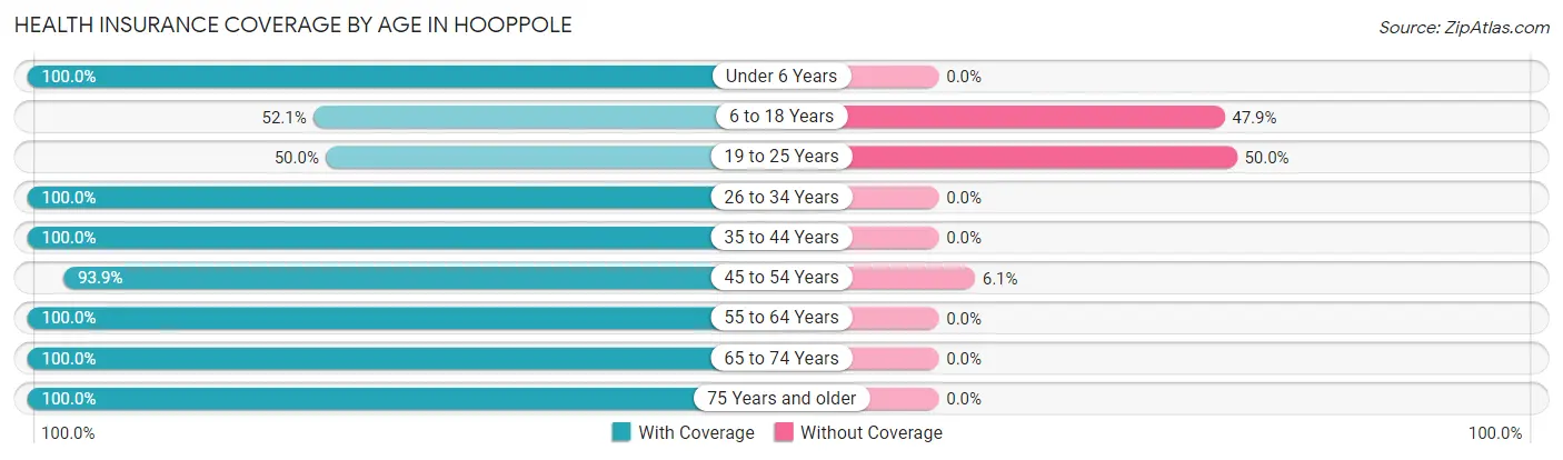 Health Insurance Coverage by Age in Hooppole