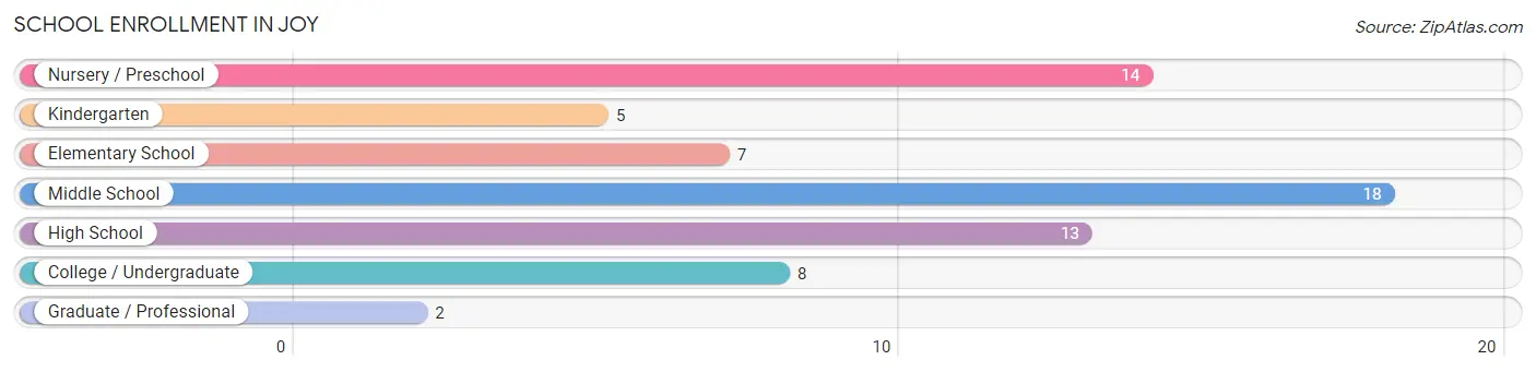 School Enrollment in Joy