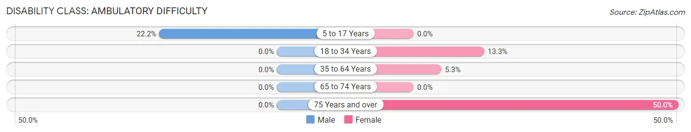 Disability in Leonore: <span>Ambulatory Difficulty</span>