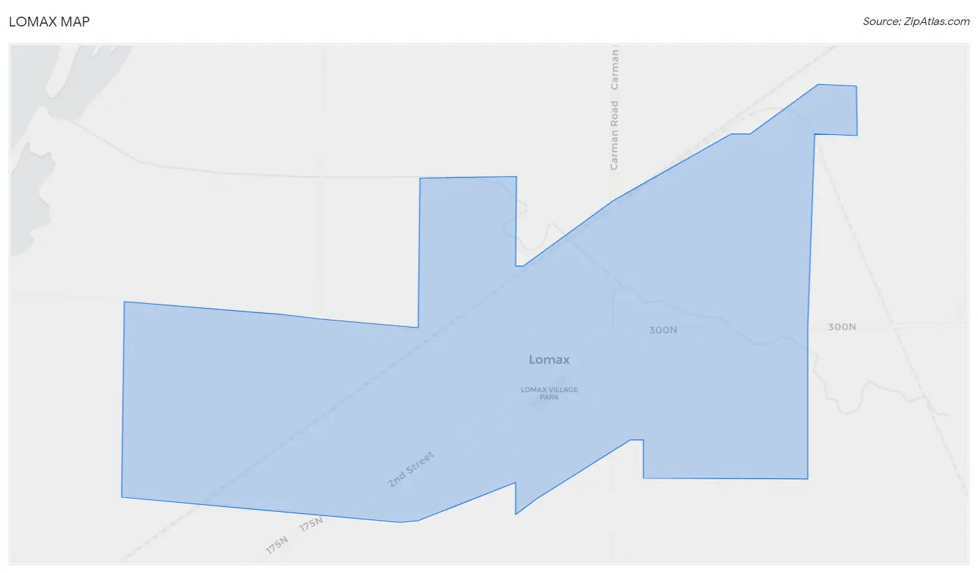 Lomax Map