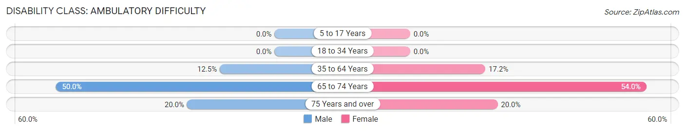 Disability in Loraine: <span>Ambulatory Difficulty</span>