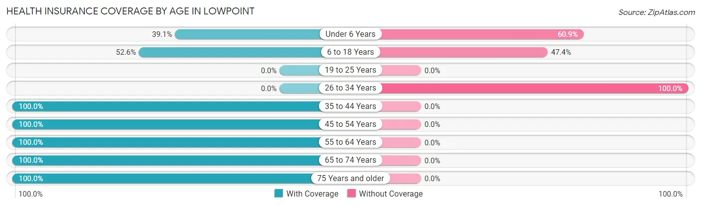 Health Insurance Coverage by Age in Lowpoint