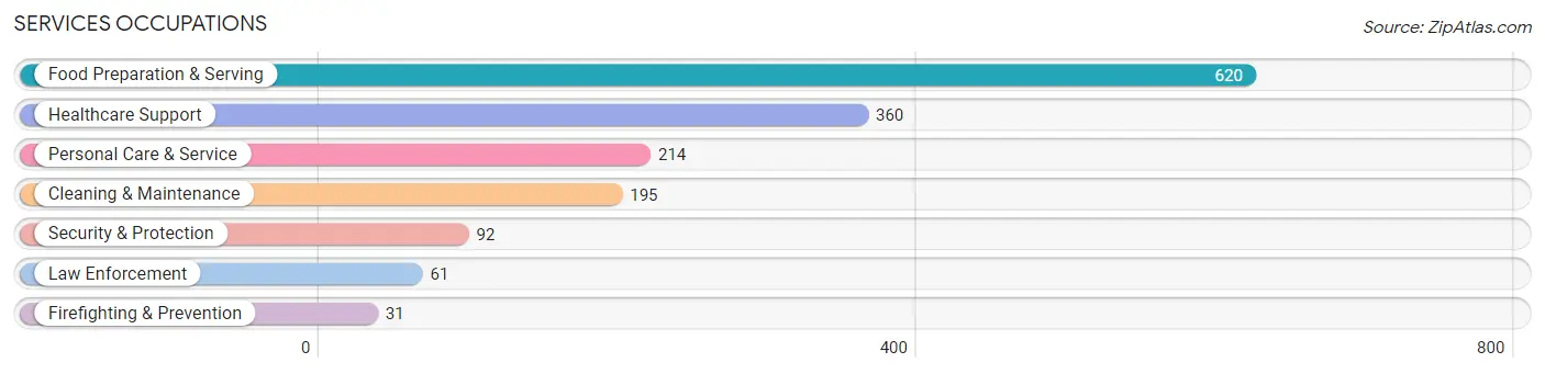 Services Occupations in Machesney Park