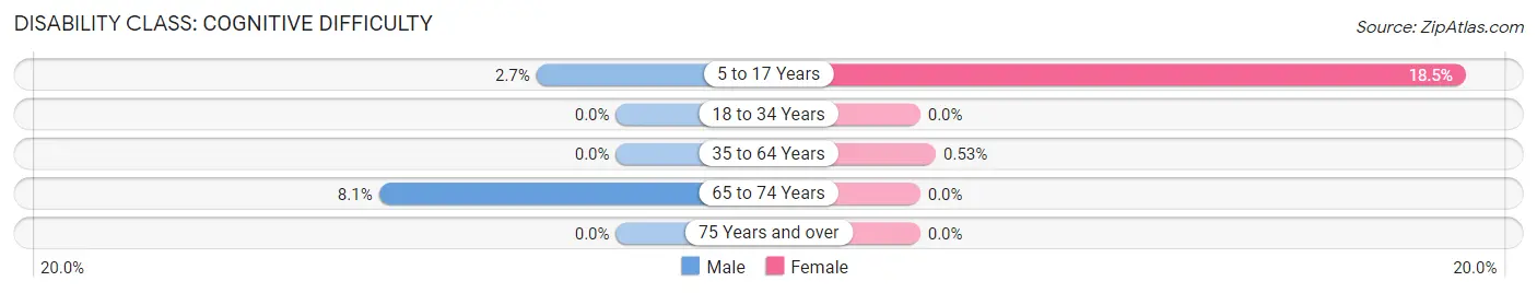 Disability in Macon: <span>Cognitive Difficulty</span>