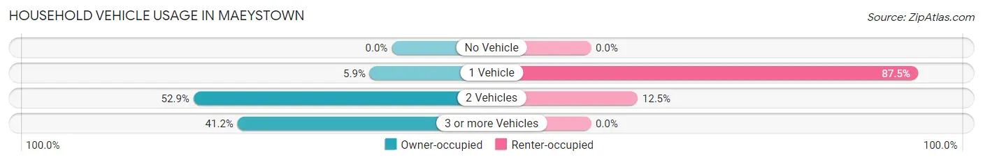 Household Vehicle Usage in Maeystown