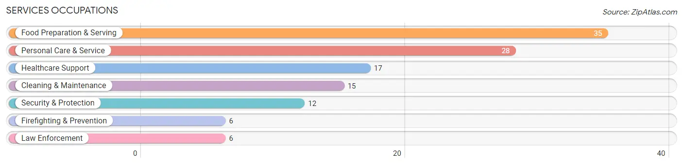 Services Occupations in Maple Park