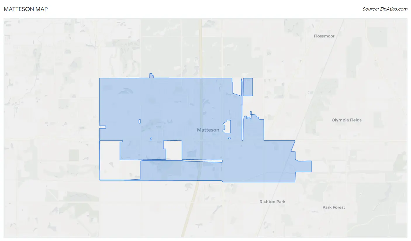 Matteson Map