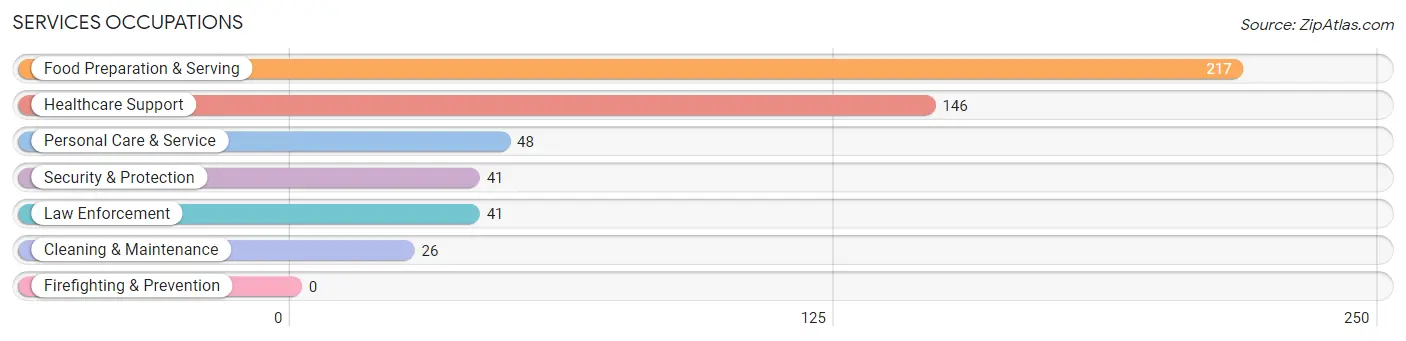 Services Occupations in Morrison