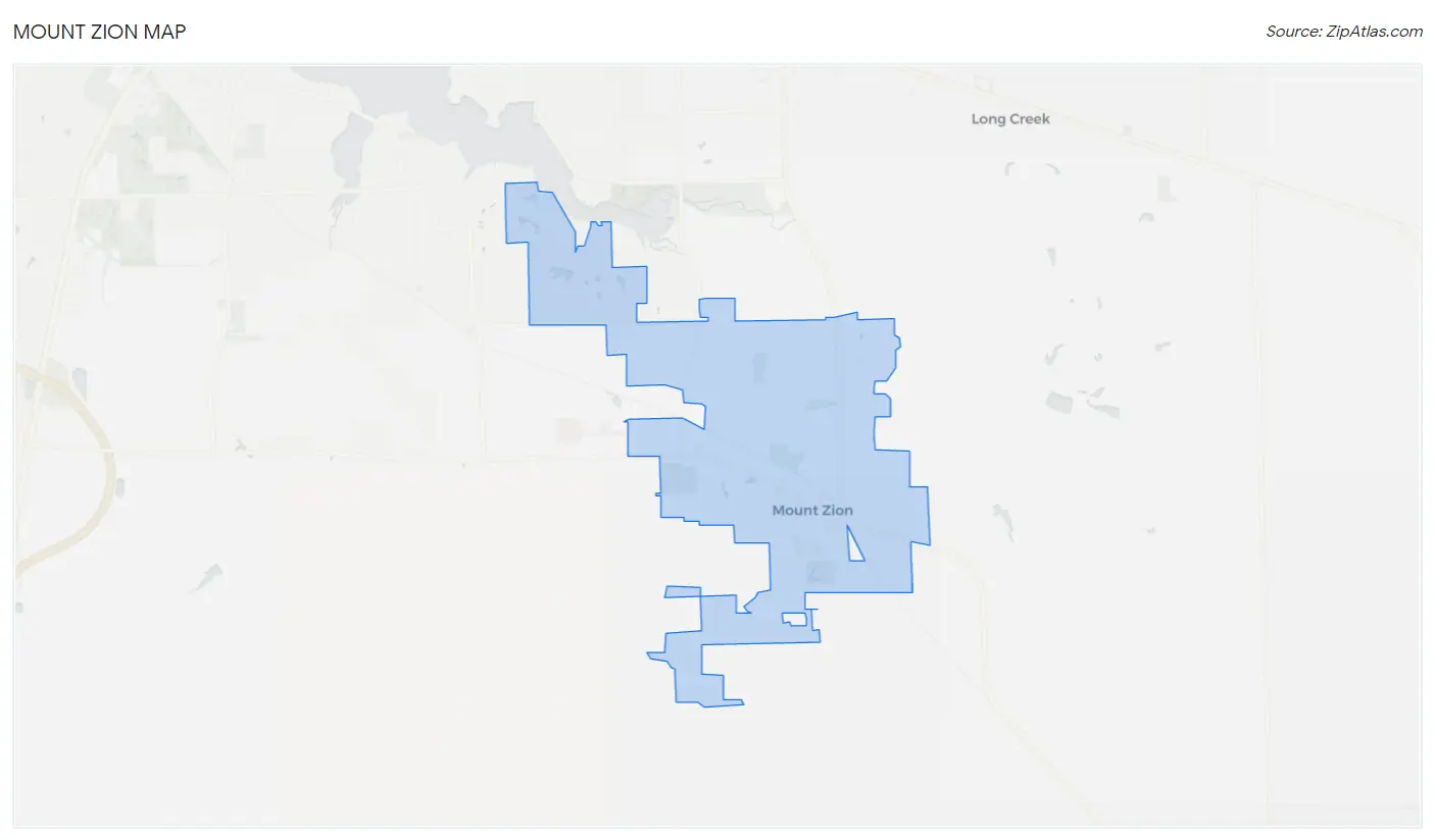 Mount Zion Map