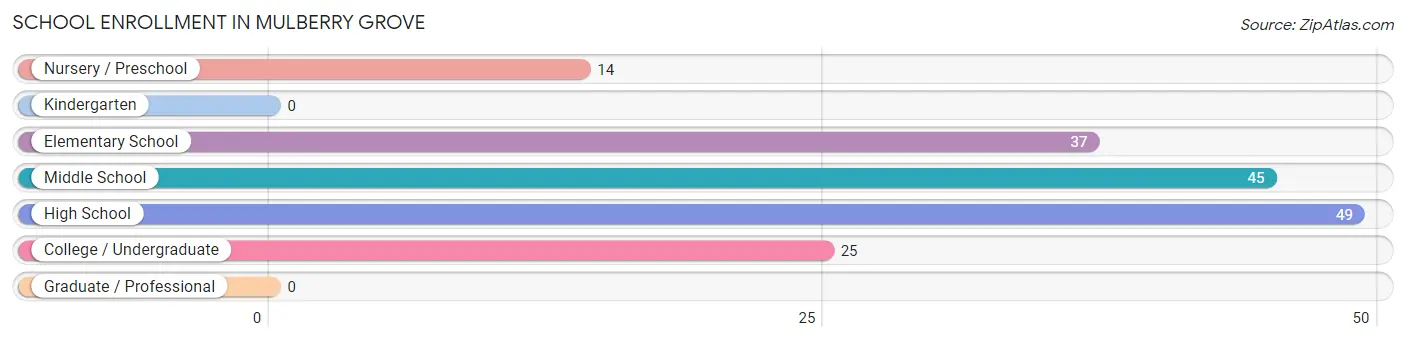 School Enrollment in Mulberry Grove