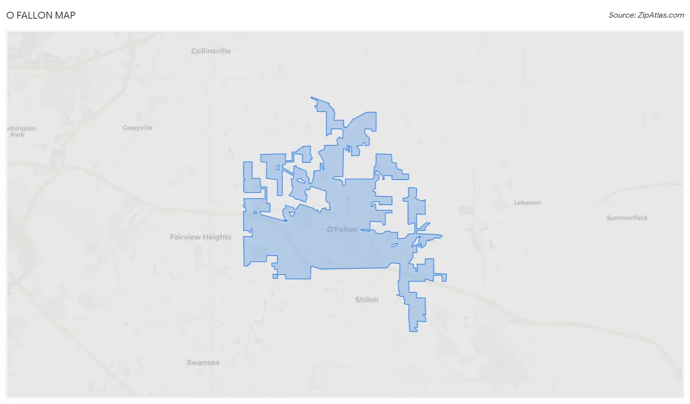 O Fallon Map