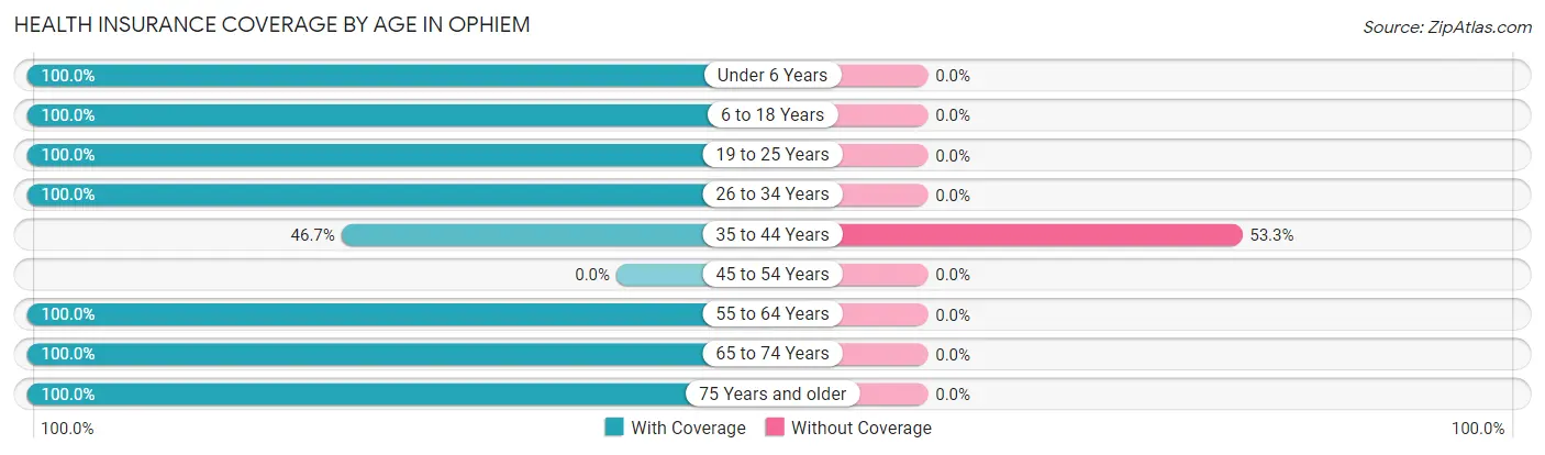 Health Insurance Coverage by Age in Ophiem