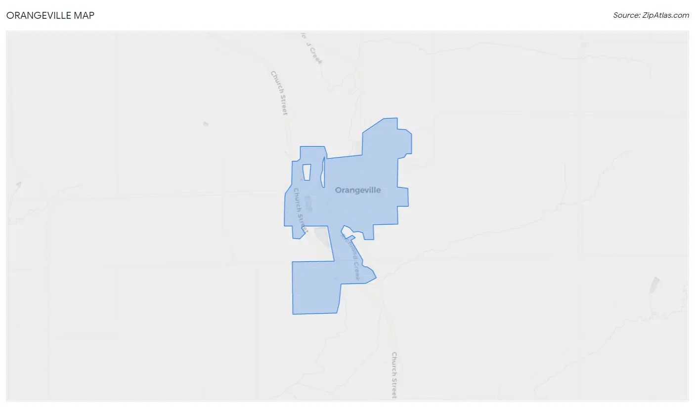 Orangeville Map