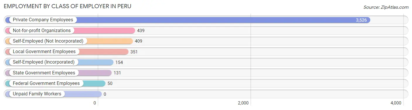 Employment by Class of Employer in Peru