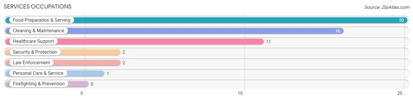 Services Occupations in Rankin