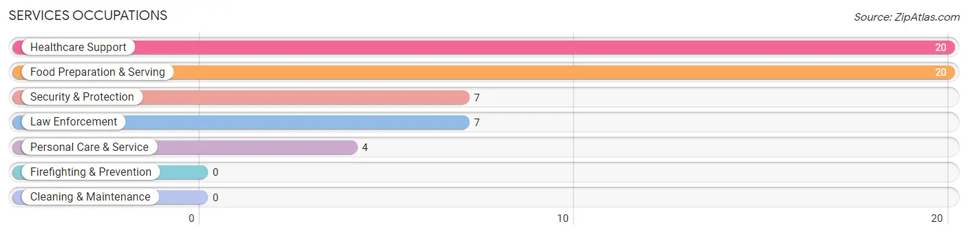 Services Occupations in Rosiclare