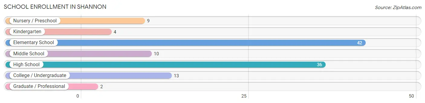 School Enrollment in Shannon