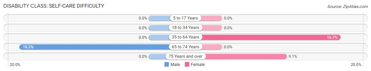 Disability in St Johns: <span>Self-Care Difficulty</span>