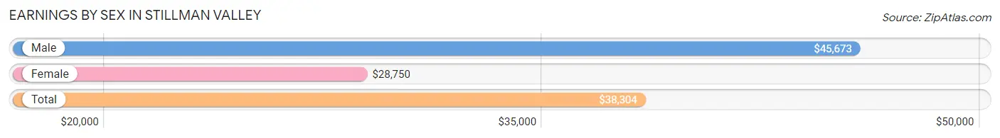 Earnings by Sex in Stillman Valley