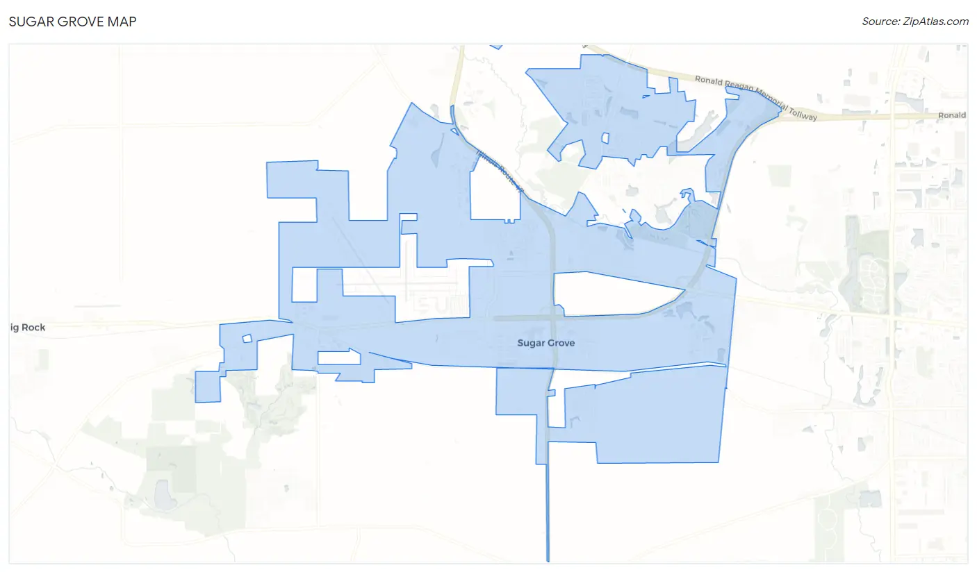 Sugar Grove Map