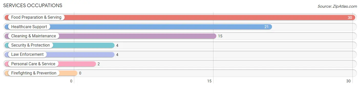 Services Occupations in Tampico