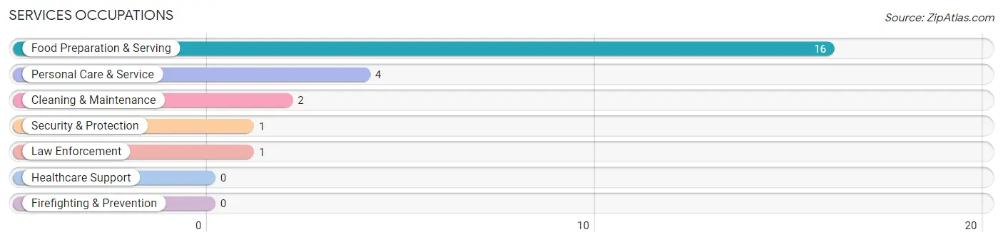 Services Occupations in Troy Grove