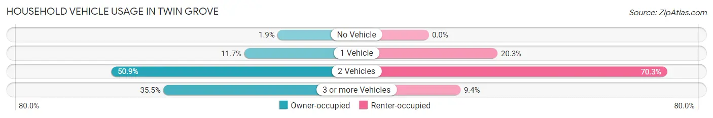 Household Vehicle Usage in Twin Grove