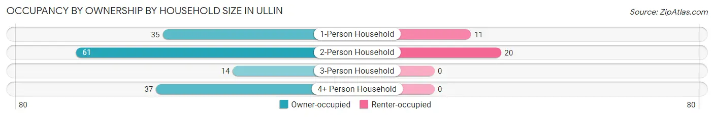 Occupancy by Ownership by Household Size in Ullin