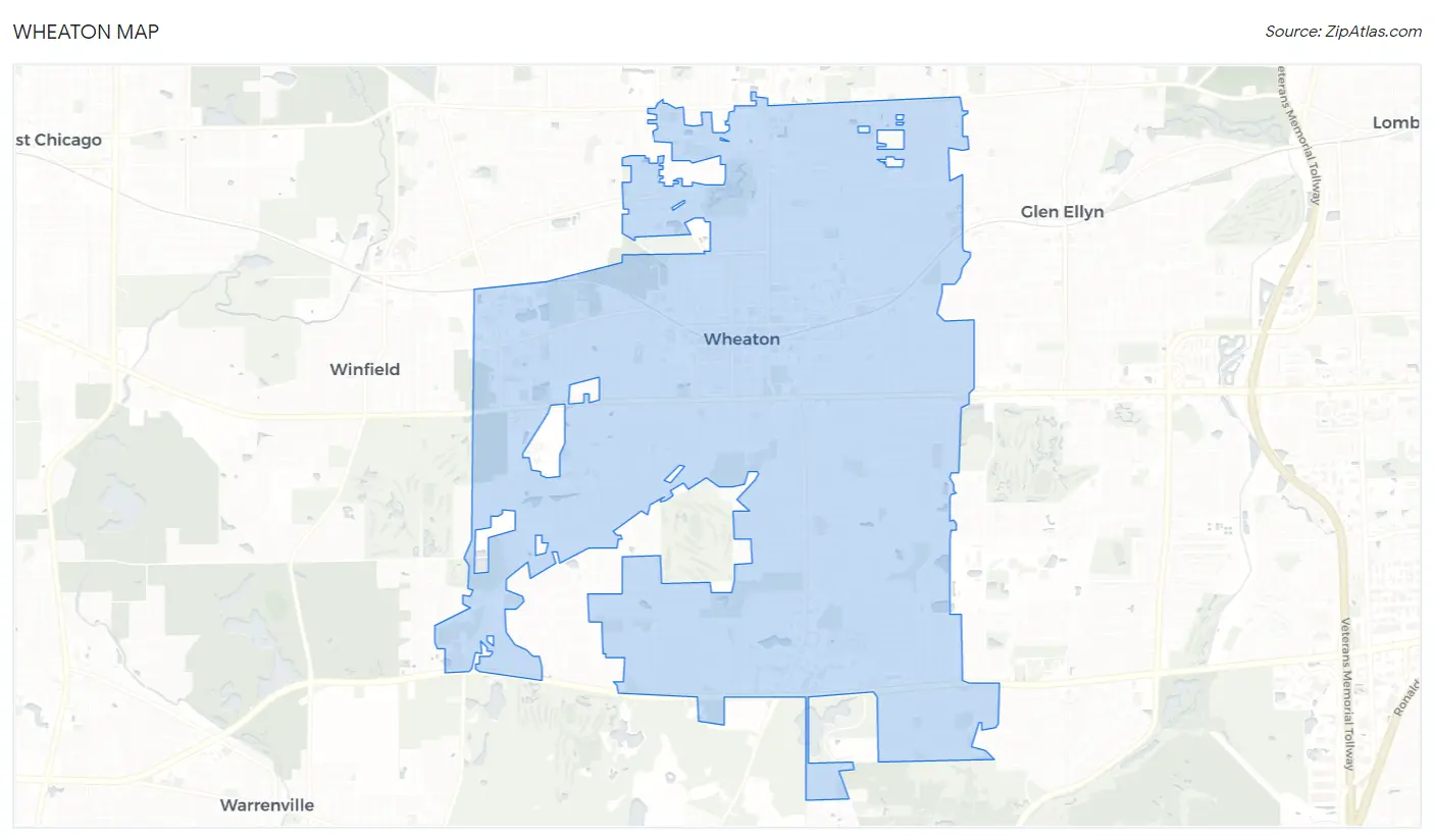 Wheaton Map