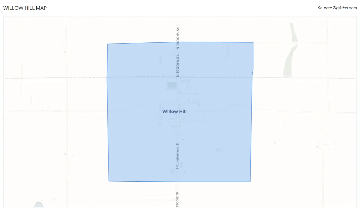 Willow Hill Map