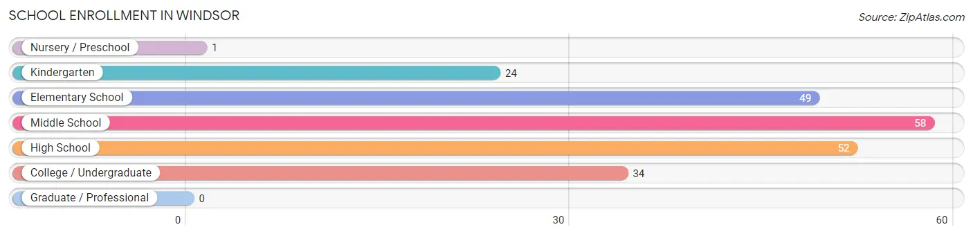 School Enrollment in Windsor