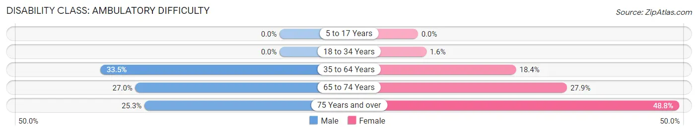 Disability in Austin: <span>Ambulatory Difficulty</span>