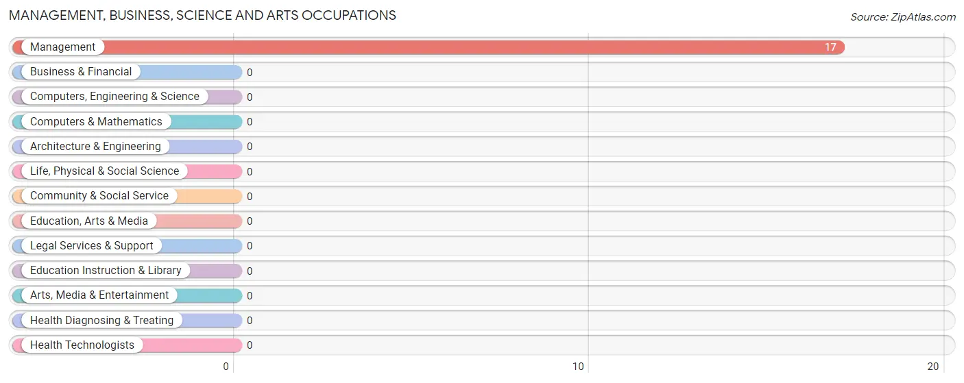 Management, Business, Science and Arts Occupations in Azalia