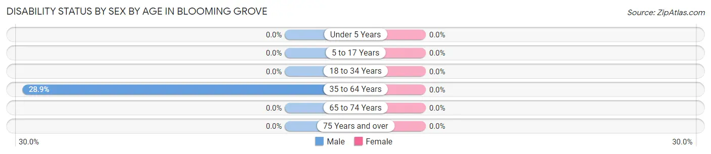 Disability Status by Sex by Age in Blooming Grove