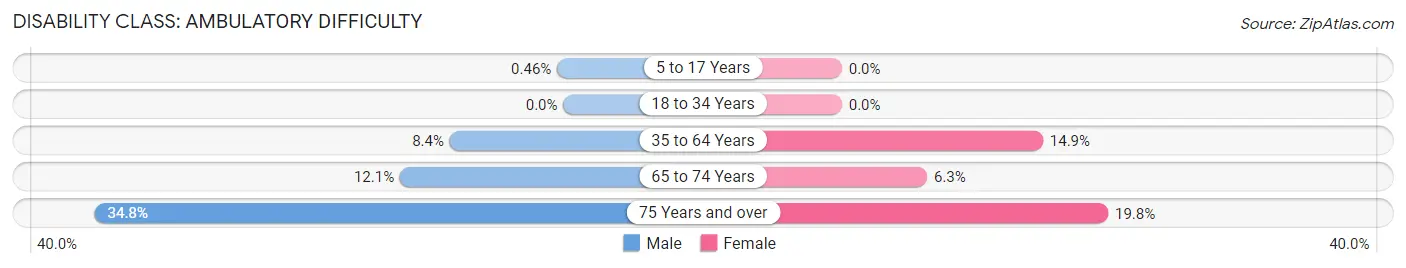 Disability in Bluffton: <span>Ambulatory Difficulty</span>