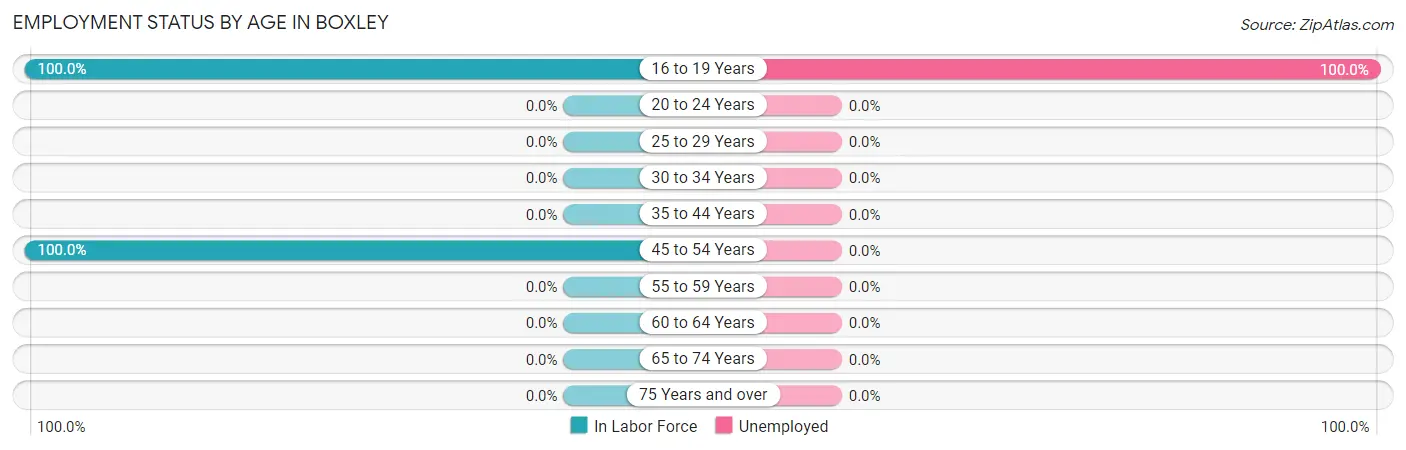 Employment Status by Age in Boxley