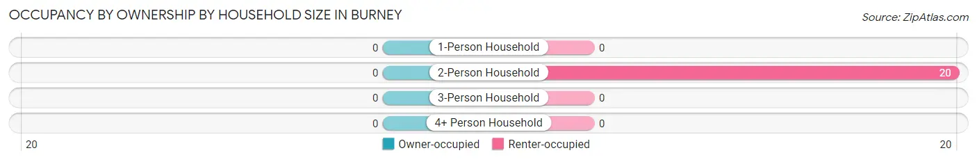 Occupancy by Ownership by Household Size in Burney
