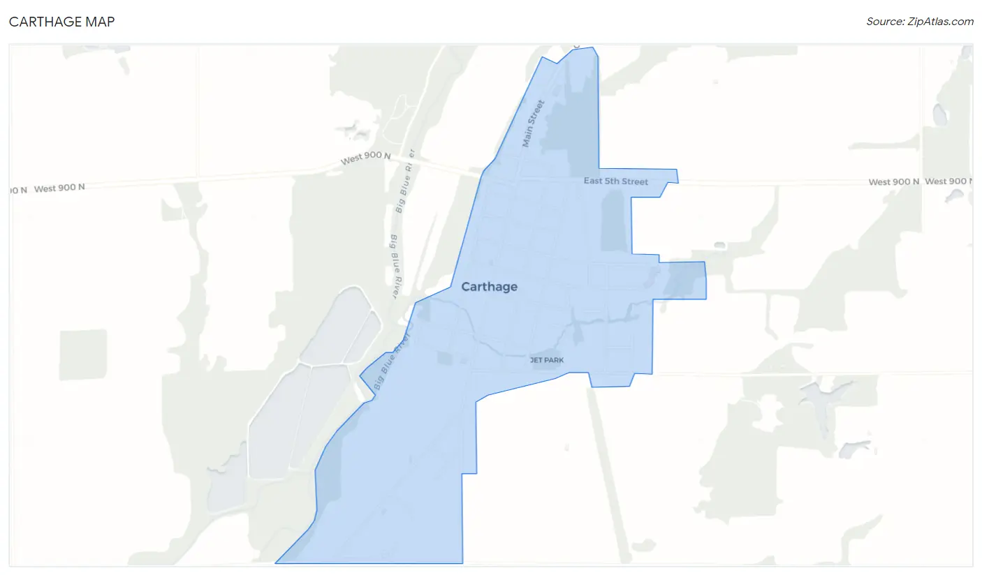 Carthage Map