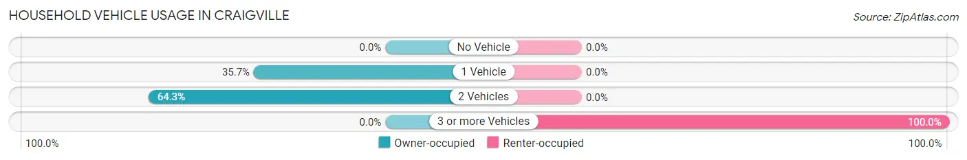 Household Vehicle Usage in Craigville